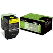 Eredeti Lexmark CX410/510 High Return Toner Yellow 3K 80C2HY0