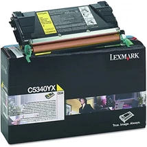 Eredeti Lexmark C534 Return Toner Yellow 7K C5340YX