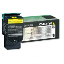 Eredeti Lexmark C544/X544 Extra High Return Toner Yellow 4K C544X1YG