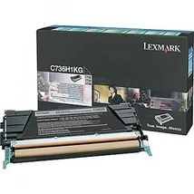 Eredeti Lexmark C736/X736/738 High Return Toner Black 12k C736H1KG