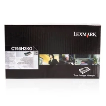 Eredeti Lexmark C746/C748 High Corporate Toner Black 12K C746H3KG