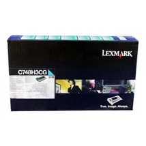 Eredeti Lexmark C748 High Corporate Cyan Toner 10K C748H3CG