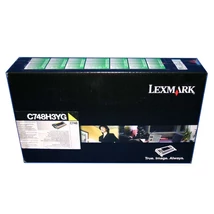 Eredeti Lexmark C748 High Corporate Toner Yellow 10K C748H3YG