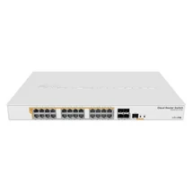 MikroTik CRS328-24P-4S+RM 19 1U 24xGbE PoE LAN (500W) 4x10G SFP+ port Cloud Router Switch