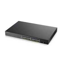 Zyxel GS1900-24HPV2-EU0101F v2 24xGbE PoE LAN (170W) port L2 smart menedzselhető Switch
