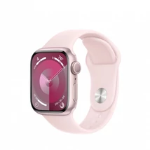 Apple Watch S9 GPS 41mm Pink Alu.Case with Light Pink Spoprt Band S/M