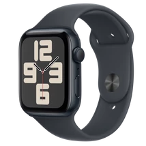 Apple Watch SE2 v3 GPS 44mm Midnight Alu Case with Midnight Sport Band - M/L