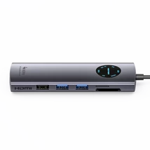 Bention USB-C -> DP/HDMI/USB 3.0*2/USB 2.0/RJ45/SD/TF/PD MST, dokkoló