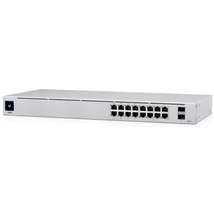 Ubiquiti UniFi USW-16-POE Gen2 16port GbE LAN 8x PoE+ 2xGbE SFP port L2 menedzselhető switch
