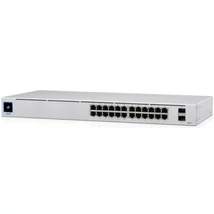 Ubiquiti UniFi USW-24-POE Gen2 24port GbE LAN 16x PoE+ 2xGbE SFP port L2 menedzselhető switch