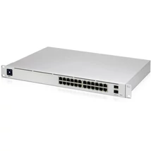 Ubiquiti UniFi USW-PRO-24 Gen2 24port GbE LAN 2xSFP+ port L3 menedzselhető switch