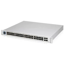 Ubiquiti UniFi USW-PRO-48-POE Gen2 48port GbE LAN 40xPoE+ 8xPoE++ 4xSFP+ port L3 menedzselhető switch