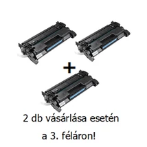 Utángyártott 2+1db féláron Akció HP 26X (CF226X) - 9.000 oldal