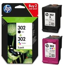 Eredeti HP 302 fekete+színes multipack (X4D37AE)