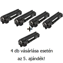 Utángyártott 4+1db AKCIÓ HP 17A (CF217A) - 1.600 oldalas