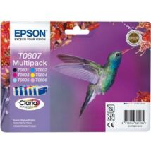 Eredeti Epson T0807 Multipack (BK + 5 szín)