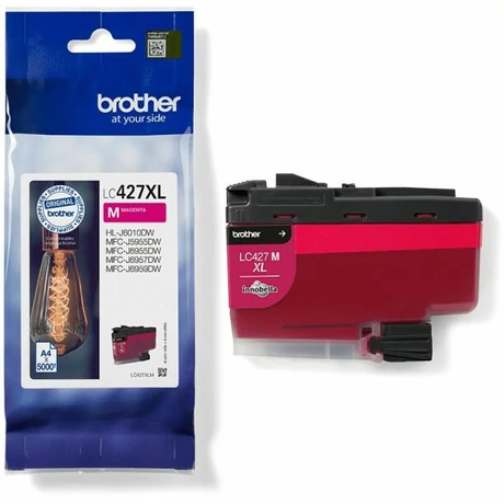 Eredeti Brother LC427XL Magenta - 5000 oldalas tintapatron