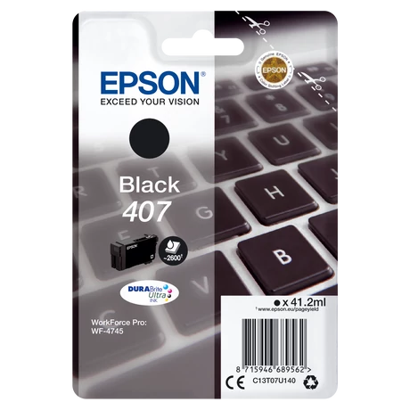 Eredeti Epson T07U1 fekete (C13T07U140) - 41,2ml ~2.600 oldal