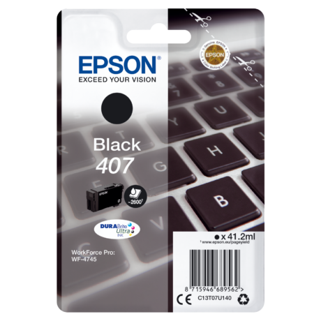 Eredeti Epson T07U1 fekete (C13T07U140) - 41,2ml ~2.600 oldal