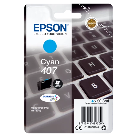 Eredeti Epson T07U2 cyan (C13T07U240) - 20,3ml ~1.900 oldal