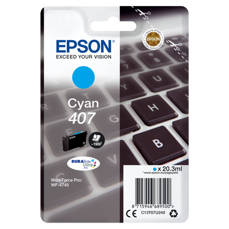 Eredeti Epson T07U2 cyan (C13T07U240) - 20,3ml ~1.900 oldal
