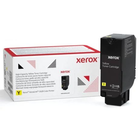 Eredeti Xerox C620 toner Yellow 12.000 oldalra