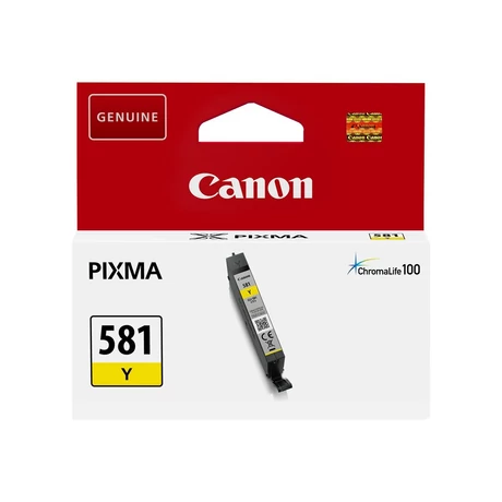 Eredeti Canon CLI-581 Tintapatron Yellow 5,6 ml