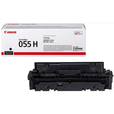 Eredeti Canon CRG055H Toner Black 7.600 oldal kapacitás
