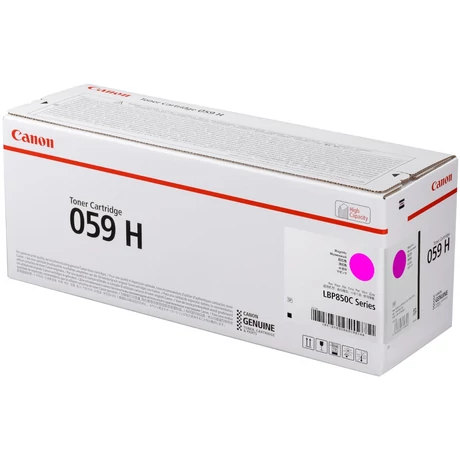 Eredeti Canon CRG 059H Toner Magenta 13.500 oldal kapacitás