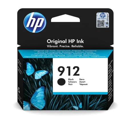 Eredeti HP 3YL80AE Tintapatron Black 300 oldal kapacitás No.912