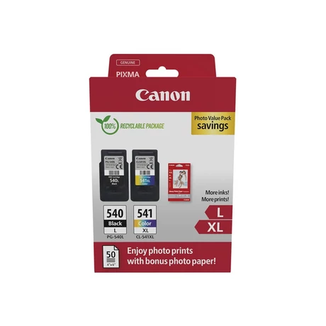 Eredeti Canon PG-540L + CL-541XL Tintapatron Multipack 1x11 ml + 1x15 ml