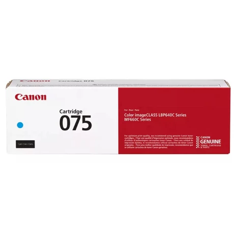 Eredeti Canon CRG075 Toner Cyan 1300 oldal kapacitás