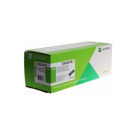 Eredeti Lexmark CS820/CX82x/CX860 Extra High Corporate Toner Yellow 33K 72K2XYE