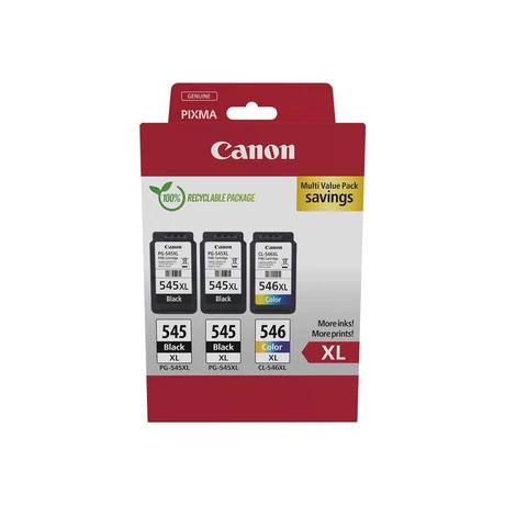 Eredeti Canon PG-545XLx2 (2x15 ml) + CL-561XL (1x13 ml) Multipack