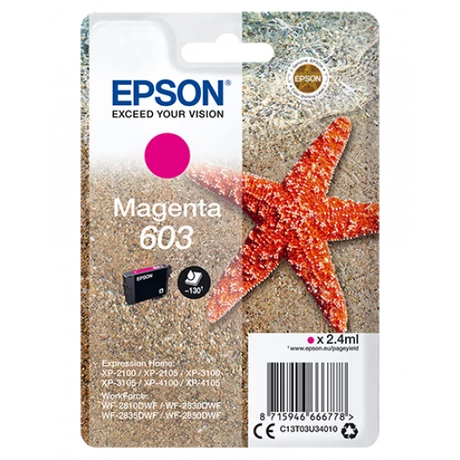 Eredeti Epson T03U3 Patron Magenta 2,4ml