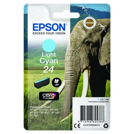 Eredeti Epson T2425 Patron Light Cyan 5,1ml 24