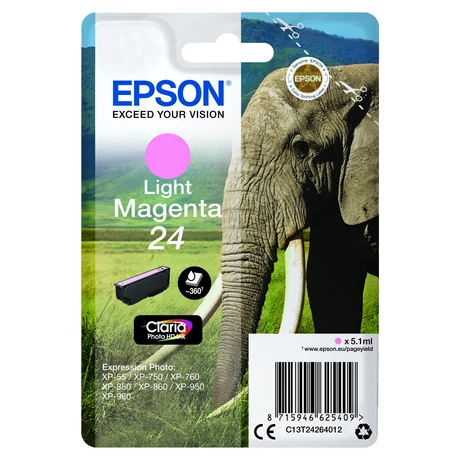 Eredeti Epson T2426 Patron Light Magenta 5,1ml 24