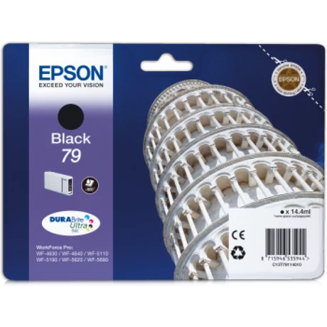 Eredeti Epson T7911 Patron Black 0,9K