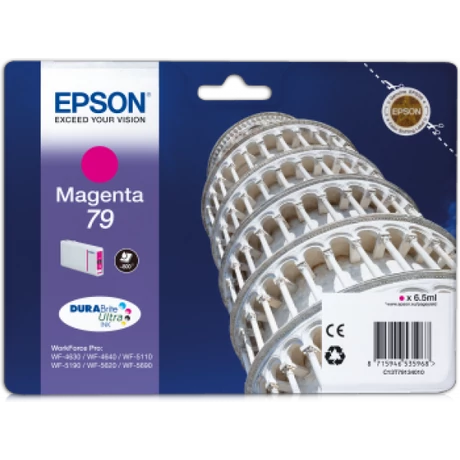 Eredeti Epson T7913 Patron Magenta 0,8K