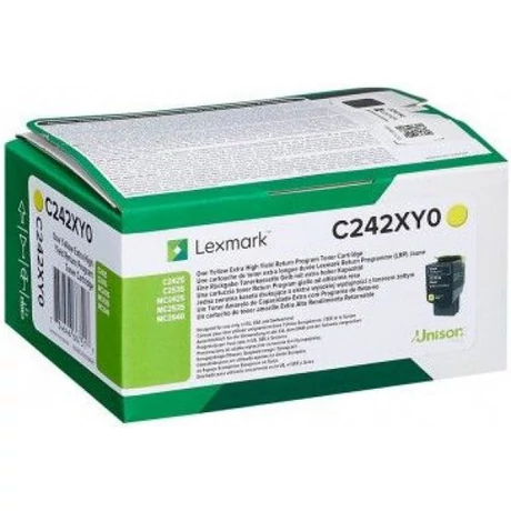 Eredeti Lexmark C2535 Yellow toner 3,5k