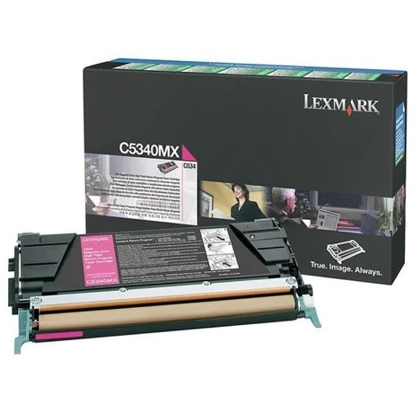 Eredeti Lexmark C534 Return Toner Magenta 7K C5340MX