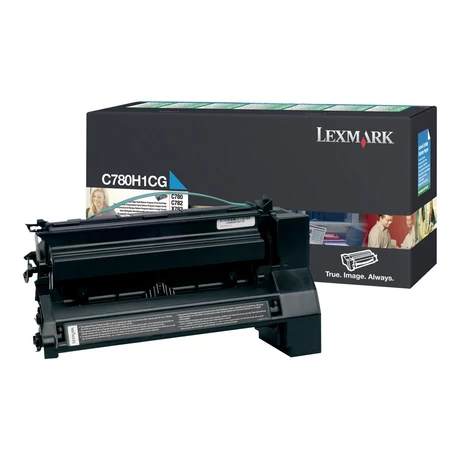 Eredeti Lexmark C78x/X782 High Return Toner Cyan 10K C780H1CG