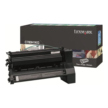 Eredeti Lexmark C78x/X782 High Return Toner Black 10K C780H1KG