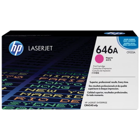 Eredeti HP CF033A Toner Magenta 12.500 oldal kapacitás No.646A