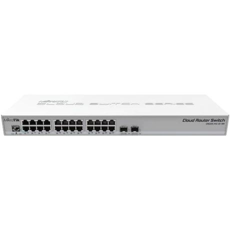 MikroTik CRS326-24G-2S+RM 19 1U 24xGbE LAN 2x10G SFP+ port Cloud Router Switch