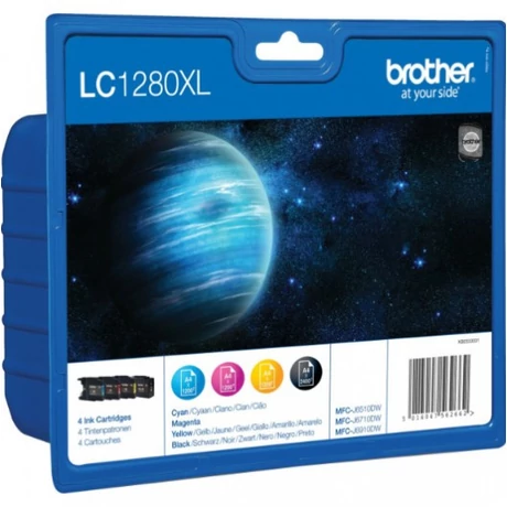 Eredeti Brother LC1280XLBKCMY tinta csomag