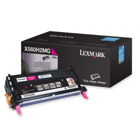 Eredeti Lexmark X560 High Toner Magenta 10K X560H2MG