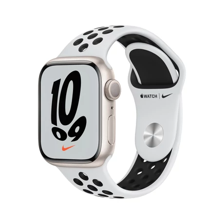 Apple Watch Nike S7 GPS 41mm Starl.AluCase-Platin/Black Band