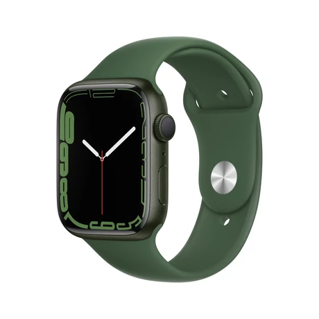 Apple Watch S7 GPS 45mm GreenAluCase-Clover Sport Band