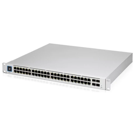 Ubiquiti UniFi USW-PRO-48-POE Gen2 48port GbE LAN 40xPoE+ 8xPoE++ 4xSFP+ port L3 menedzselhető switch